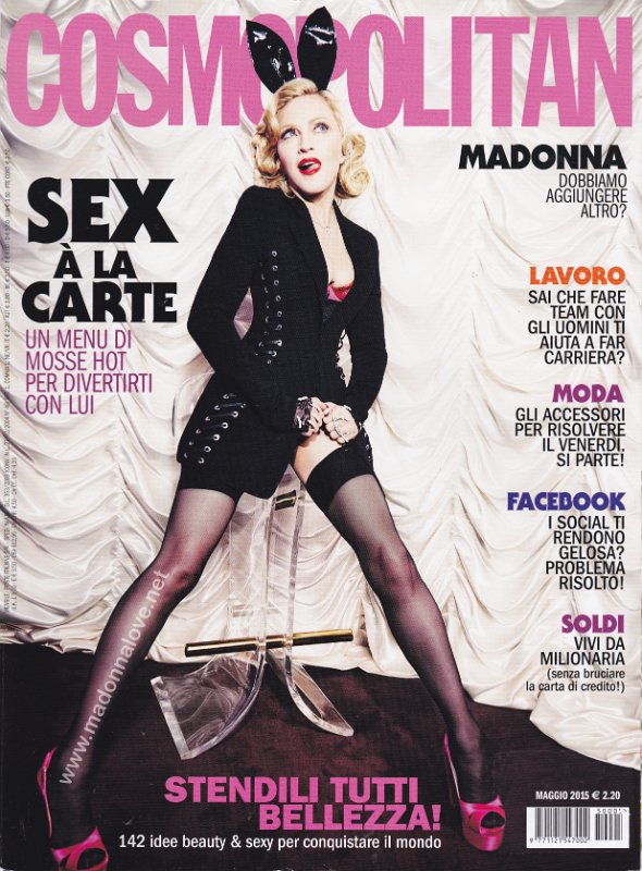 Cosmopolitan (cover 3 full body) May 2015 - Italy