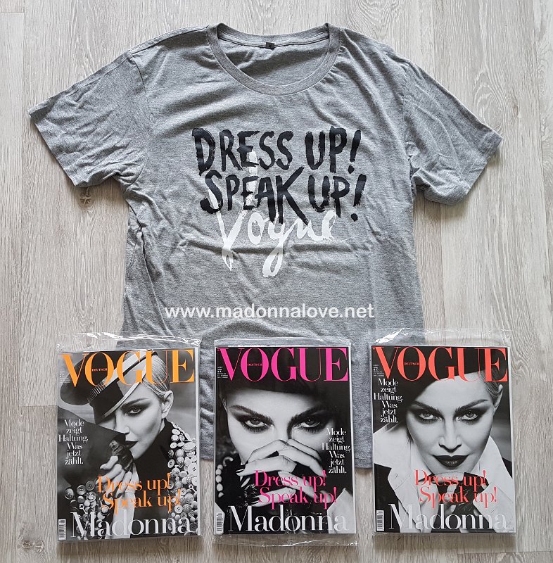 Vogue Germany - Bundle 3 covers + exclusive T-shirt - March 2017 - Germany