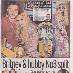 2023 - August - Daily Mirror - Madonna's lad a Rocc of ages - UK