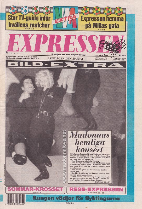 Expressen - 30 June 1990 - Sweden