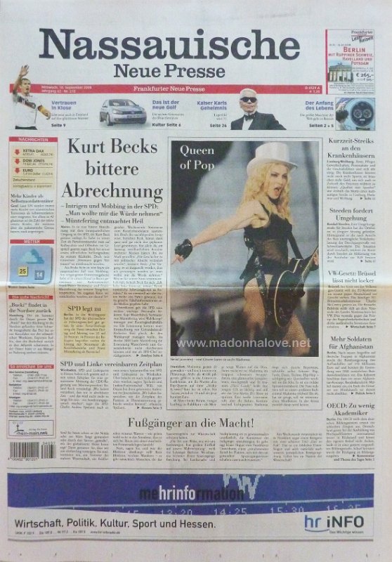 Nassauische Neue Presse - 10 September 2008 - Germany