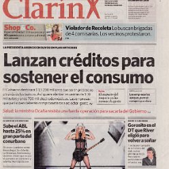 Clarin (Espectaculos) - 5 December 2008 - Argentina