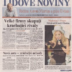 Lidove Noviny - 13 August 2009 - Czech republic