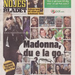 Nojes Bladet - 8 August 2009 - Sweden