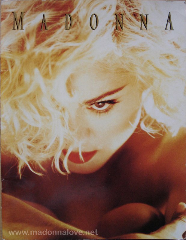 1990 - Blond ambition tour merchandise - Tourbook
