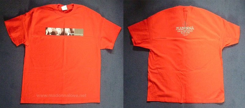 2001 - Drowned world tour merchandise - T-shirt (1)
