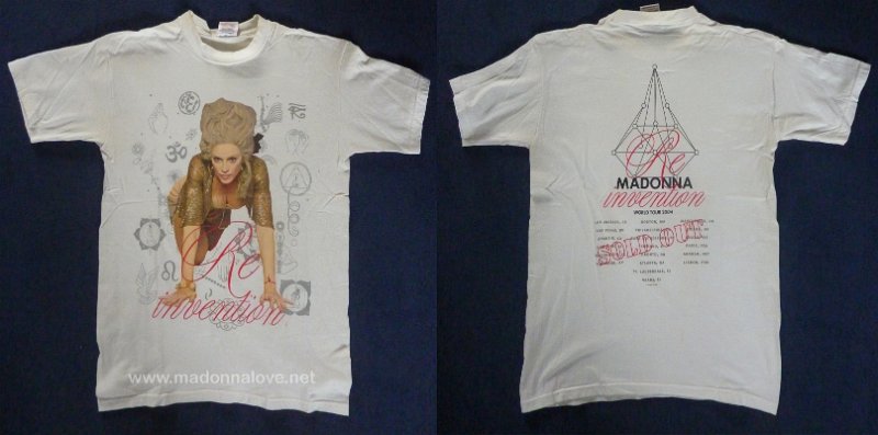 2004 - Re-invention tour merchandise - T-shirt (3)