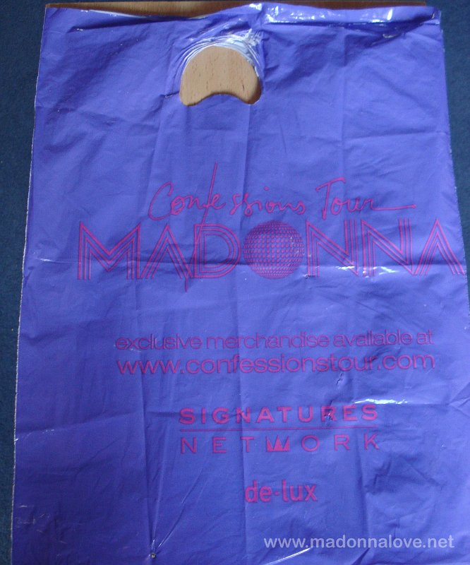 2006 - Confessions tour merchandise - Plastic bag