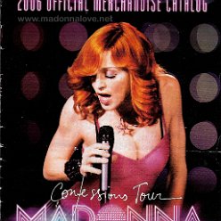 2006 - Confessions tour merchandise - Merchandise catalog