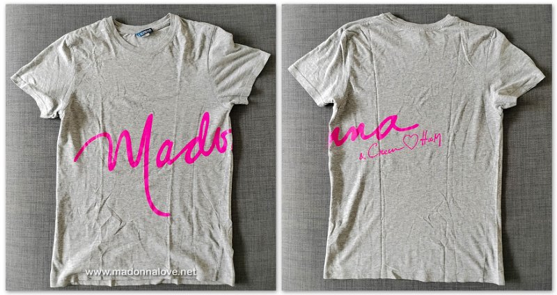 2006 - H&M Collection Madonna & Crew love H&M - Promotional H&M-crew shirt (grey edition)