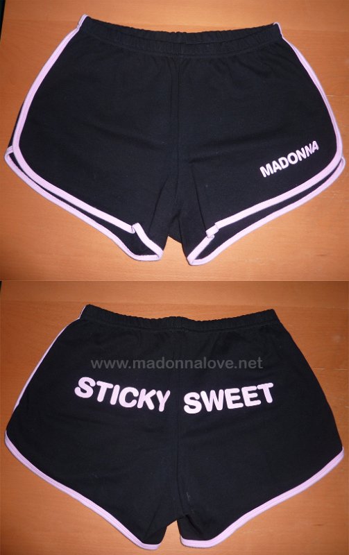 2008 - Sticky & Sweet tour merchandise - Hotpants