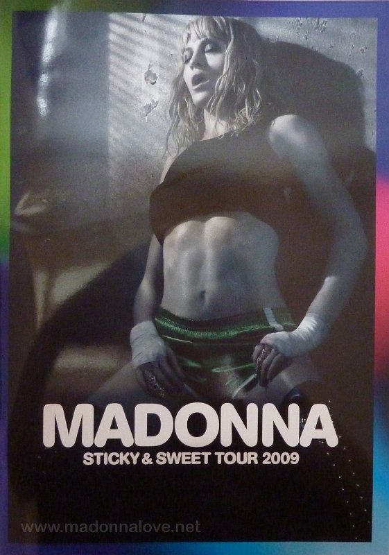 2009 - Sticky & Sweet tour merchandise - Tourbook
