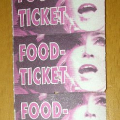 2009 - Sticky & Sweet tour merchandise - Foodtickers Werchter