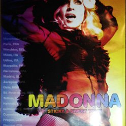 2009 - Sticky & Sweet tour merchandise - Poster