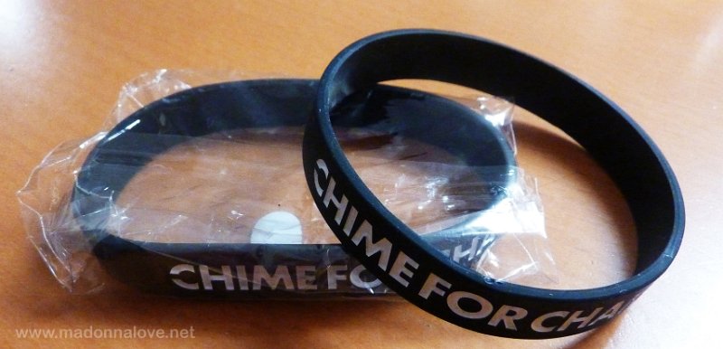 2013 - The Sound Of Change Live London merchandise - Bracelet