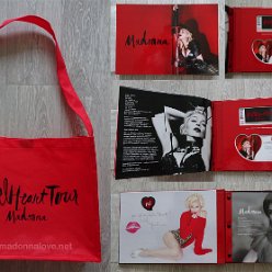 2015 - RebelHeart tour merchandise - Early Entrance VIP gift RebelHeart bag & limited tourbook