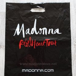 2015 - RebelHeart tour merchandise - Plastic bag