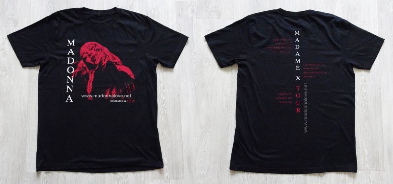 2020 - Madame X tour merchandise - T-shirt (2)