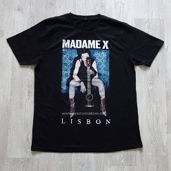 2020 - Madame X tour merchandise - T-shirt Lisbon