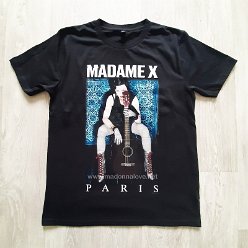 2020 - Madame X tour merchandise - T-shirt Paris
