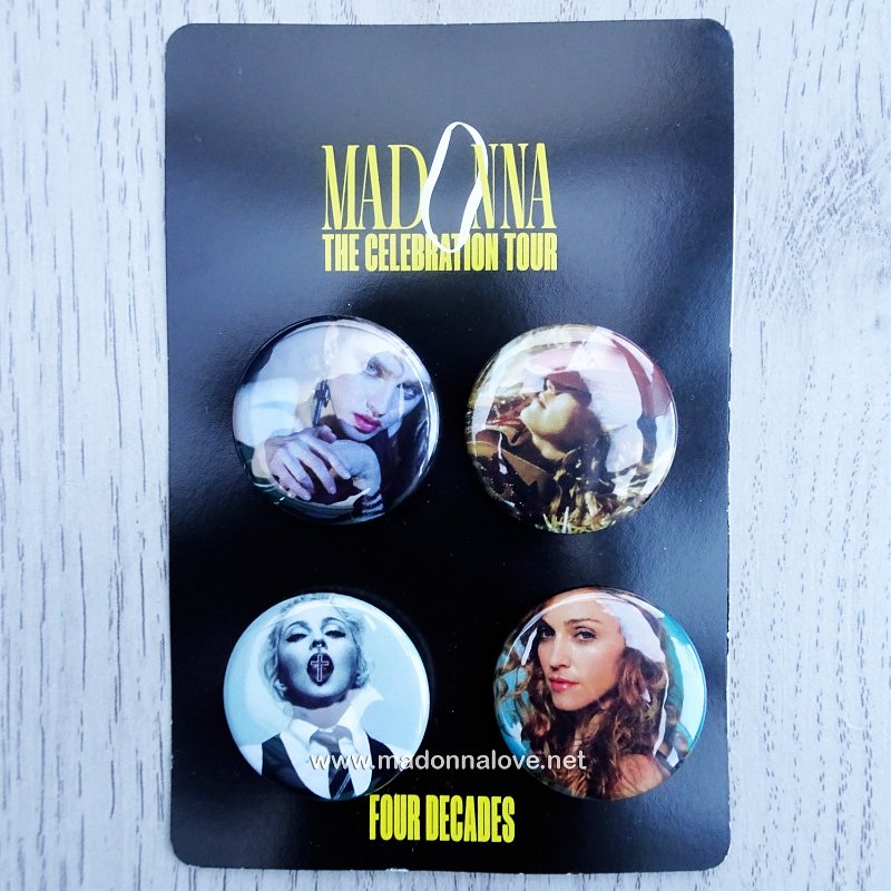 2023 - Celebration tour merchandise - Buttons