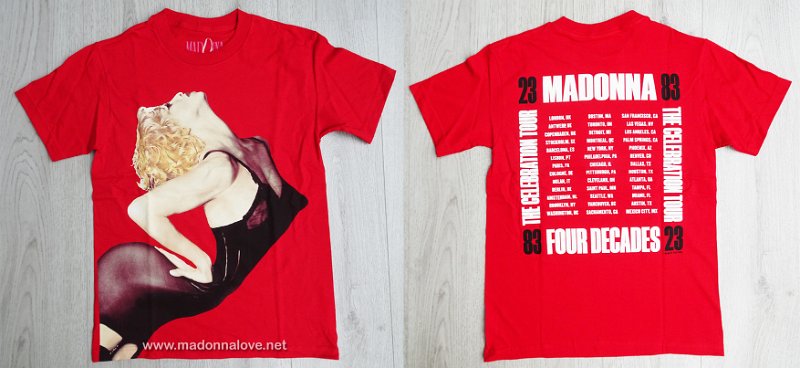 2023 - Celebration tour merchandise - T-shirt Express Yourself