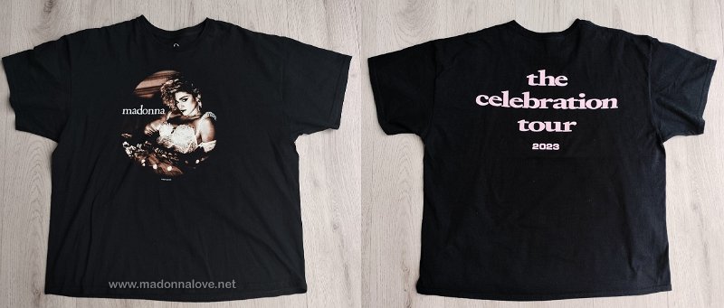 2023 - Celebration tour merchandise - T-shirt Like a virgin