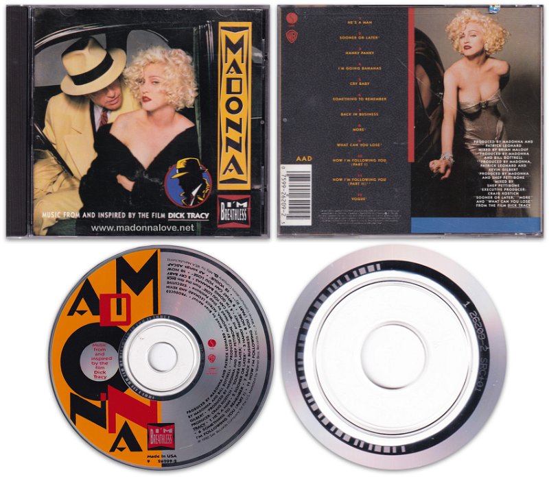 1990 Im breathless - Cat.Nr. 9 26209-2 - USA (1 26209-2 SRC+01 on back of CD)