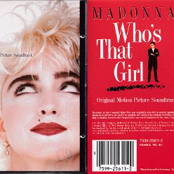 1987 Whos that girl soundtrack - Cat.Nr. 7599-25611-2 - Germany (925 611-2 SRC-01 on back of CD)