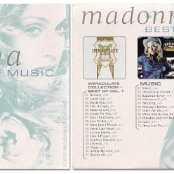2000 Madonna Best of music boxset (including The immaculate collection & Music CD's) - Cat. Nr. 23134706 - Germany