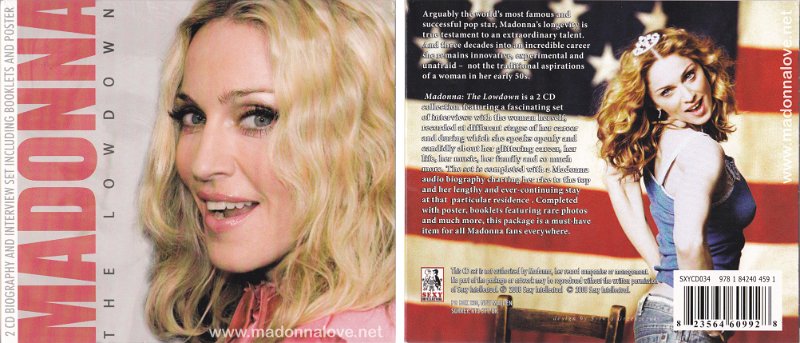 2008 Madonna the lowdown box (2CD boxset) - Cat.Nr. SXYCD34 - UK-2