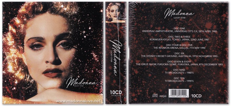 2021 Madonna Lucky Star - Cat. Nr. EVOBOX23 - barcode 5055748531229 - UK