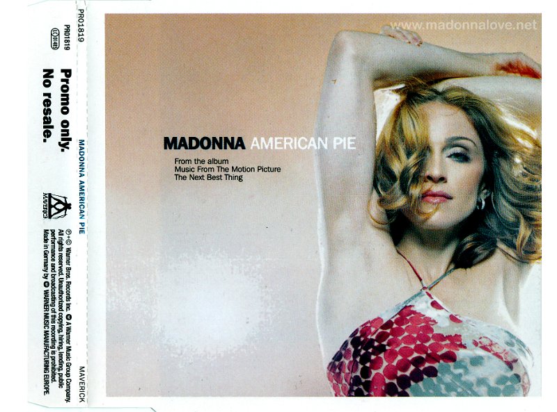 2000 American pie Promo CD single (5-trk) - Cat.Nr. PRO1819 - Germany