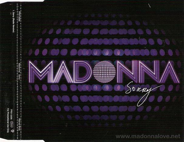 2006 Sorry Promo CD maxi single (1-trk) - Cat.Nr. PRO15696 - Germany