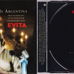 1996 Don't cry for me Argentina Promo CD single (2-trk) - Cat.Nr. WO384CDDJ - UK