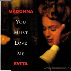 1996 You must love me Promo CD single (1-trk) - Cat.Nr. PRO 6214 - PRCD 409- Germany