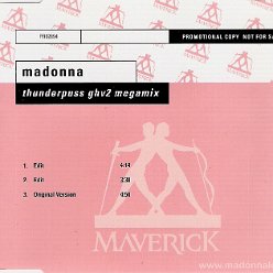 2001 GHV2 Thunderpuss megamix Promo CD single (3-trk) - Cat.Nr. PRO2894 - Germany