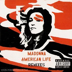 2003 American life remixes Promo CD single (6-trk) - No Cat. Nr. - UK