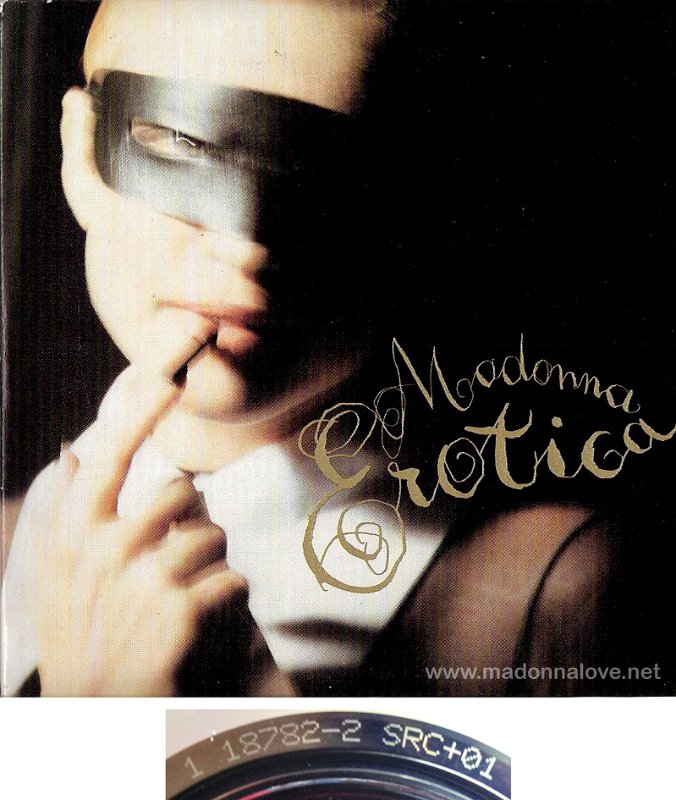 1992 Erotica - Cardsleeve CD single (2-trk) - Cat.Nr. 9 18782-2 - USA (1 18782-2 SRC+01 on back of CD)