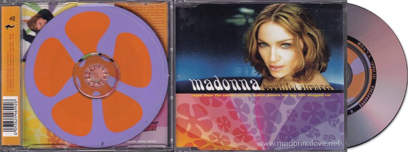1999 Beautiful stranger - CD maxi single (3-trk) - Cat.Nr. 9362446992 - Australia (IFPIL 9362446992 on back of CD)