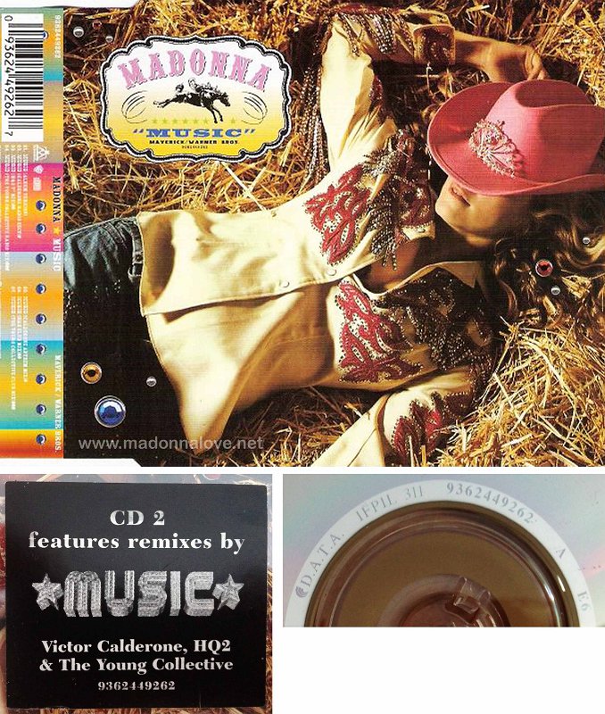 2000 Music CD maxi single (7-trk) - Cat.Nr. 9362 449262 - Australia (Sticker + 9362449262 on back of CD)