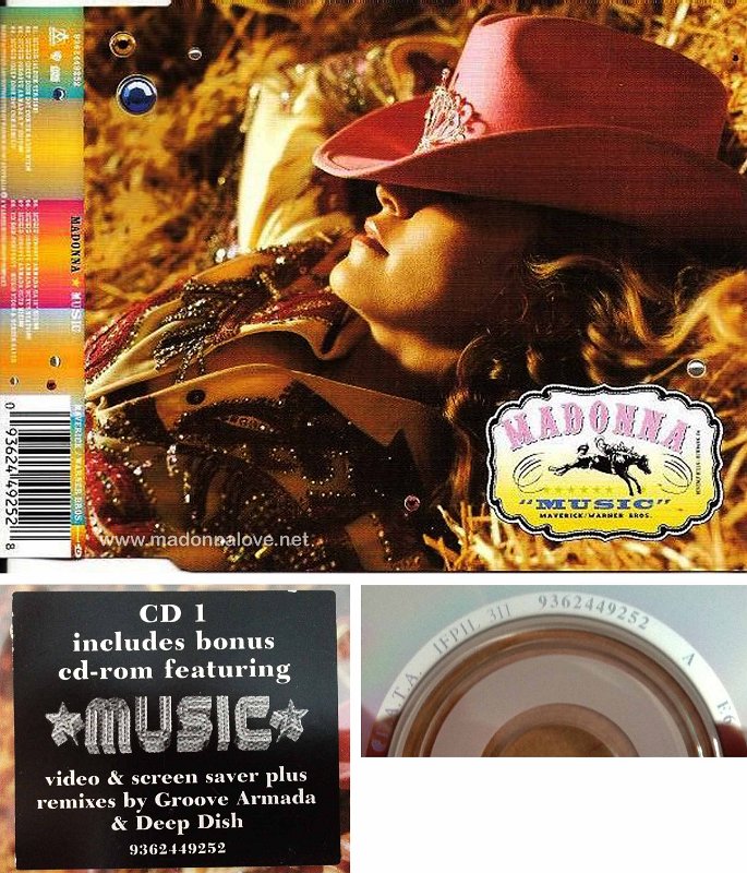 2000 Music CD maxi single (8-trk) - Cat.Nr. 9362 449252 - Australia (Sticker + 9362449252 on back of CD)