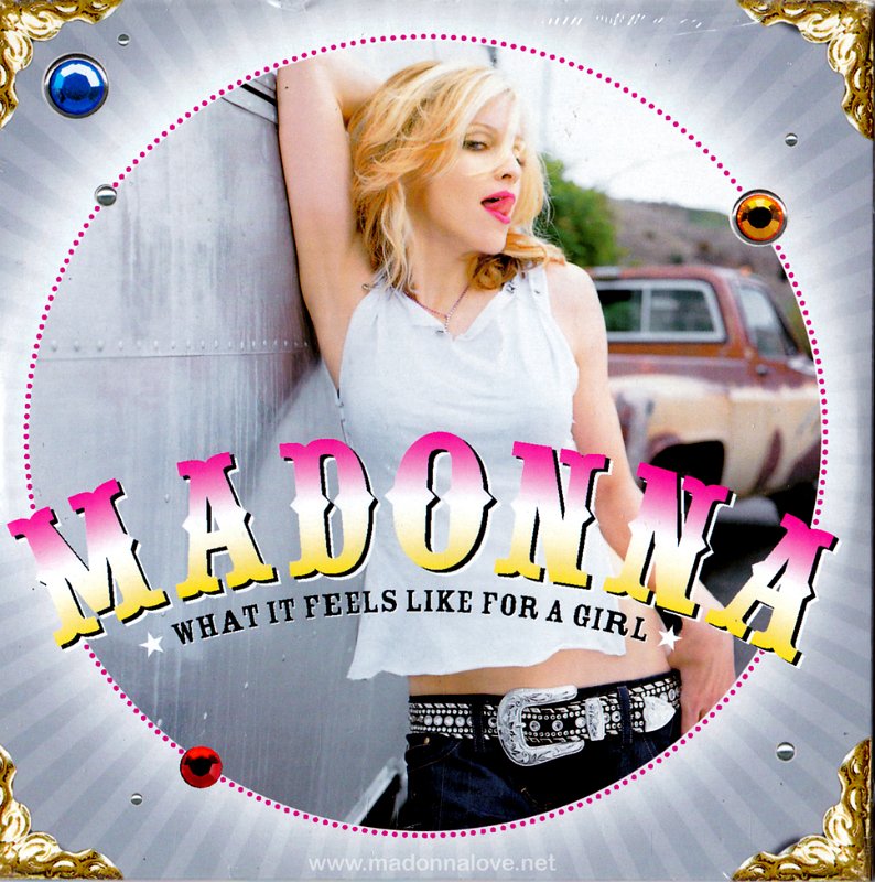 2001 What it feels like for a girl - Cardsleeve CD single (2-trk) - Cat.Nr. 5439 16752-2 - Germany (543916752-2 04_01 on back of CD)