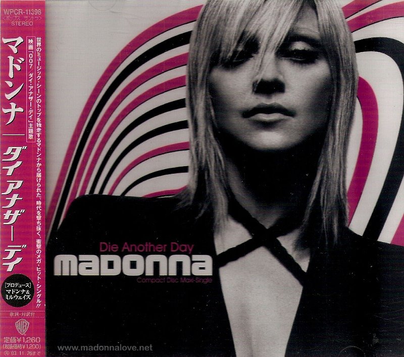 2002 Die another day - CD maxi single compact disc (6-trk) - Cat.Nr. WPCR 11398 - Japan