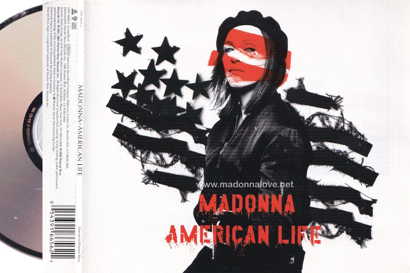 2003 American life - CD maxi single (2-trk) - Cat.Nr. 5439-16656-2 - Germany (5439-16656-2 on back of CD)