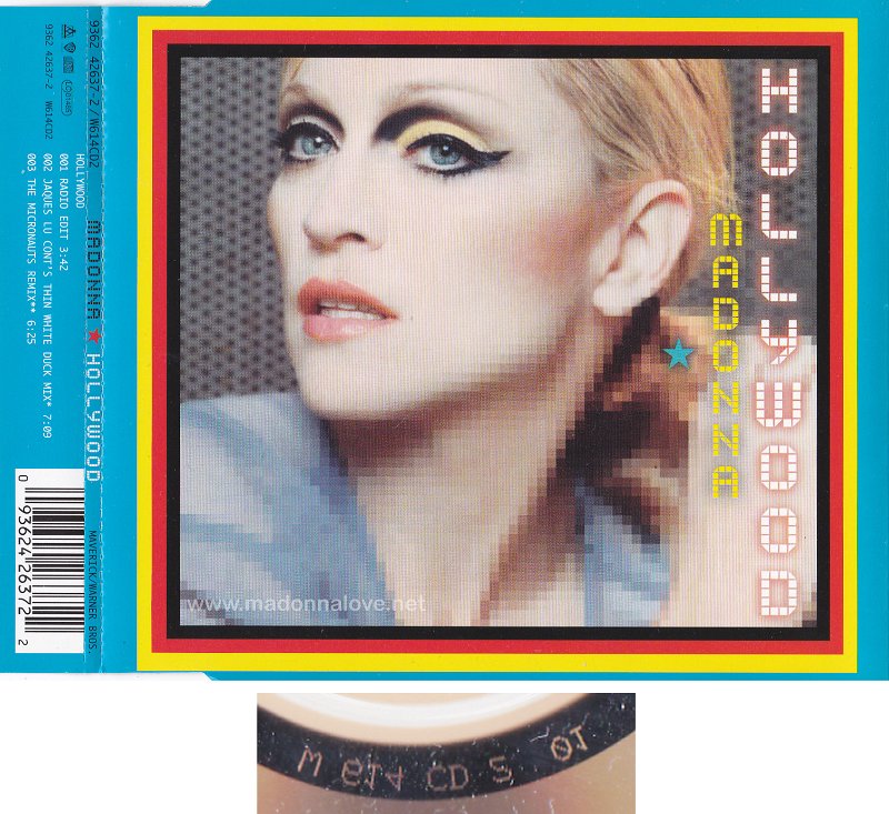 2003 Hollywood - CD maxi single (3-trk) - Cat.Nr. W614CD2 - UK (Disctronics W 614 CD 2 01 on back of CD)