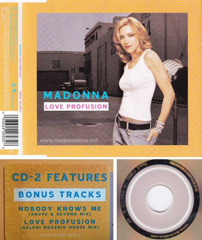 2003 Love profusion  - CD maxi single (3-trk) - Cat.Nr. W634CD2 - UK (Disctronics + W634CD2 on back of CD)