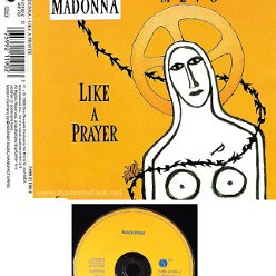 1989 Like a prayer  - CD maxi single (3-trk) - Cat.Nr. 7599 21190-2 - Germany (759921190-2 on back of CD + yellow CD)