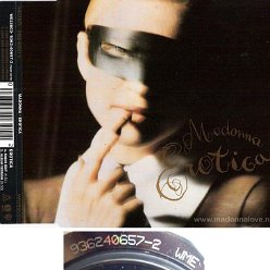 1992 Erotica - CD maxi single (3-trk) - Cat.Nr. 9362-40657-2 - Germany (936240657-2 WME on back of CD)