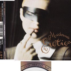 1992 Erotica - CD maxi single (3-trk) - Cat.Nr. W0138CD - UK (W 0138 CD Mastered by Nimbus on back of CD)